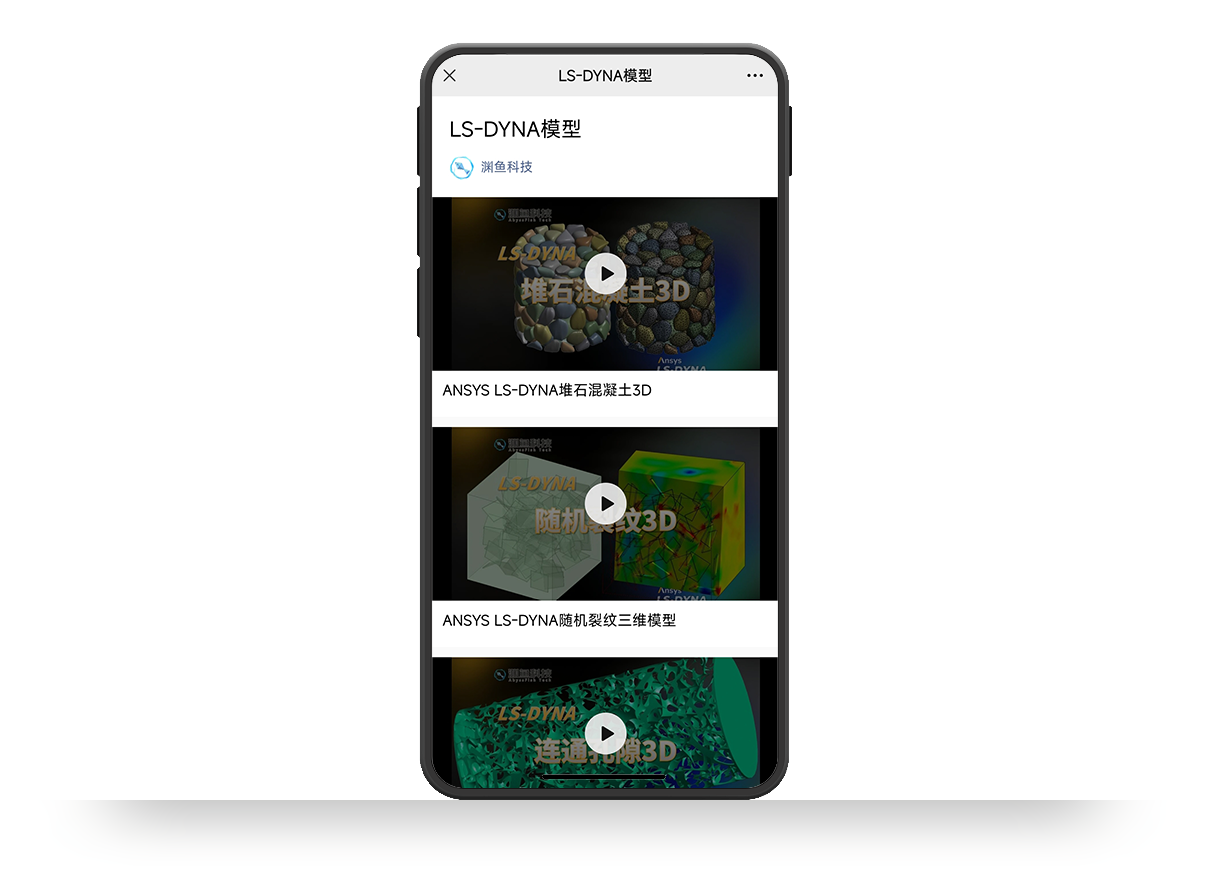 渊鱼科技：LS-DYNA模型
